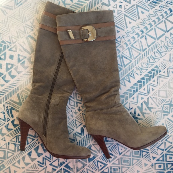 cole haan nike air suede boots